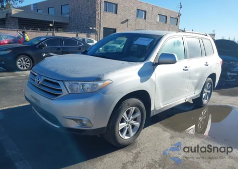 2013 Toyota Highlander Base Plus V6 from USA, damaged, VIN 5TDBK3EH2DS193998